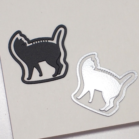 猫のプチクリップ(プチクリ) 振り返り猫