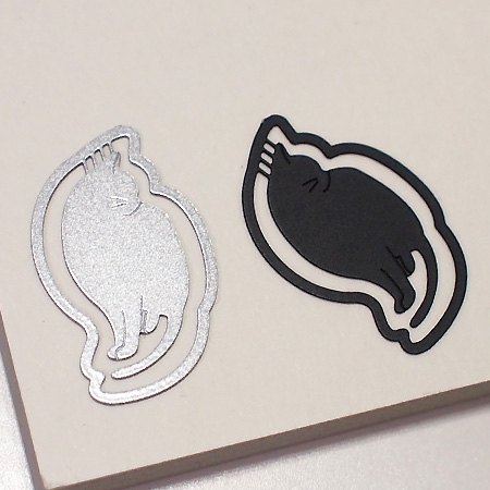 猫のプチクリップ(プチクリ) チラ見猫