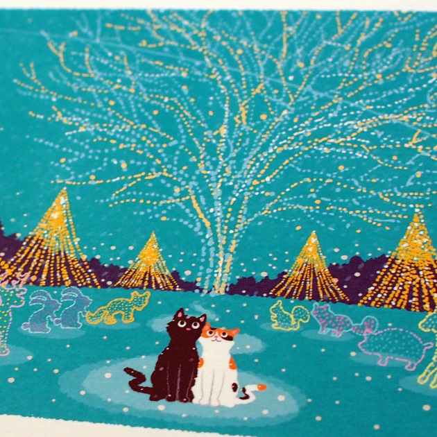 �y�L�̃|�X�g�J�[�h�z���т˂��@�X�̃C���~�l�[�V�����i�X�r���E����Ƃ��̂�j�i���L�E�O�єL�j