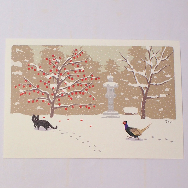 �y�L�̃|�X�g�J�[�h�z���т˂��@�L�W�ɒǂ��āi�X�r���E����Ƃ��̂�j�i���L�E�O�єL�j