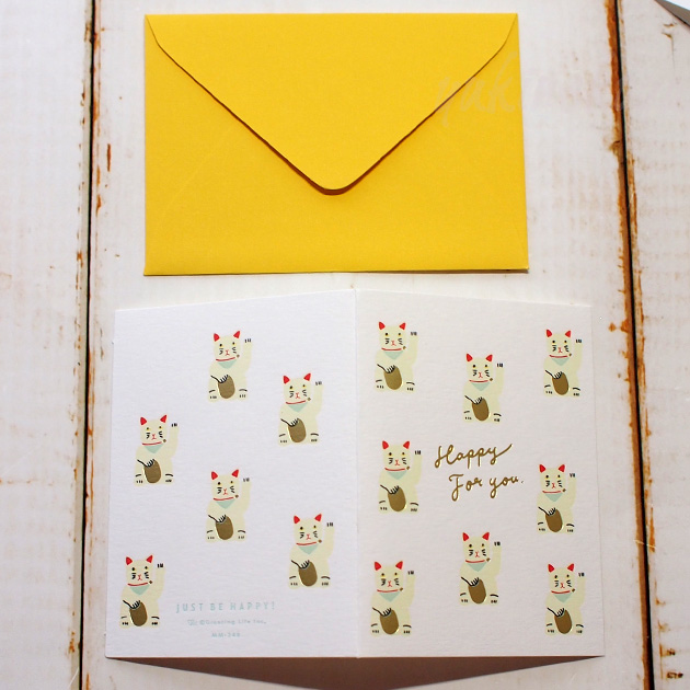 �y�����L�̃O���[�e�B���O�J�[�h�zHappy For you�i���ň���E�����t���j�y�O���[�e�B���O���C�t�z