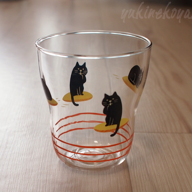 デコレ(DECOLE)concombre まったりグラス フライングお座布団::猫雑貨