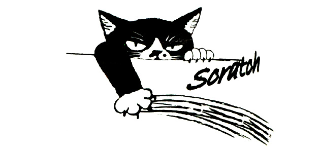 米田民穂 Scratchスクラッチ トートバッグｌサイズ 猫雑貨 猫グッズのお店 雪猫屋